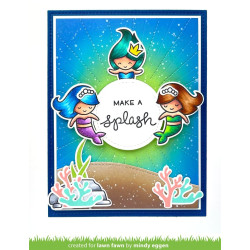 LAWN FAWN Mermaid For You Flip-Flop Clear Stamp