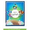 LAWN FAWN Mermaid For You Flip-Flop Clear Stamp