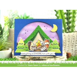 LAWN FAWN Build-A-Campsite Cuts