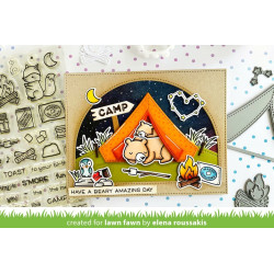 LAWN FAWN Build-A-Campsite Cuts