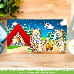 LAWN FAWN Build-A-Campsite Cuts
