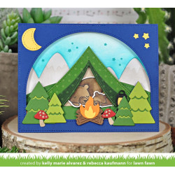 LAWN FAWN Build-A-Campsite Cuts