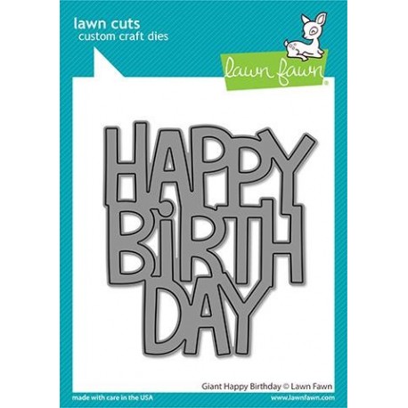 LAWN FAWN Giant Happy Birthday Cuts