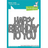 LAWN FAWN Giant Happy Birthday TO YOU Cuts