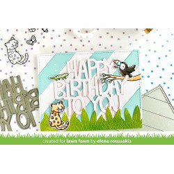 LAWN FAWN Giant Happy Birthday TO YOU Cuts