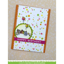 Lawn Fawn Confetti Stencil 2 pezzi