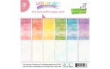 LAWN FAWN Watercolor Wishes Rainbow Paper Pack 15x15m