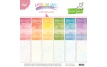 LAWN FAWN Watercolor Wishes Rainbow Paper Pack 30x30m