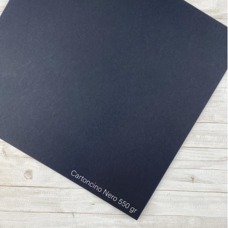 Foglio Cartone Nero 550gsm Tommy Design