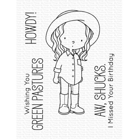 My Favorite Things Green Pastures Clear Stamps