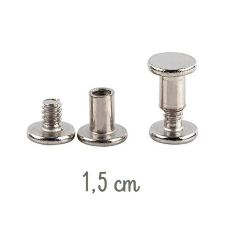 10 Viti per Rilegatura 1,5 cm