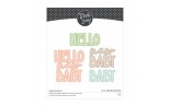 MODASCRAP FUSTELLA - HELLO BABY SENTIMENTS MSF 1-158