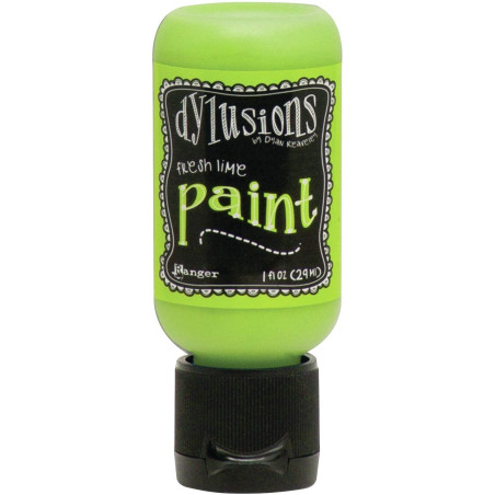 Ranger Dylusions Flip Cap Paint - Fresh Lime