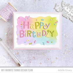 My Favorite Things Happy Birthday Party Die-Namics