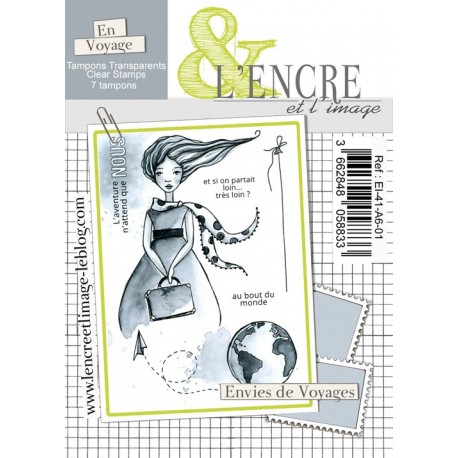 L'Encre et l'Image Dreaming of the Next Trip Clear Stamp
