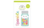 Doodlebug Doodle-Pops 3D Stickers Sequin Jar