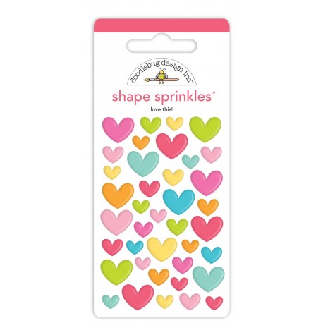 Doodlebug Design Love This! Shape Sprinkles