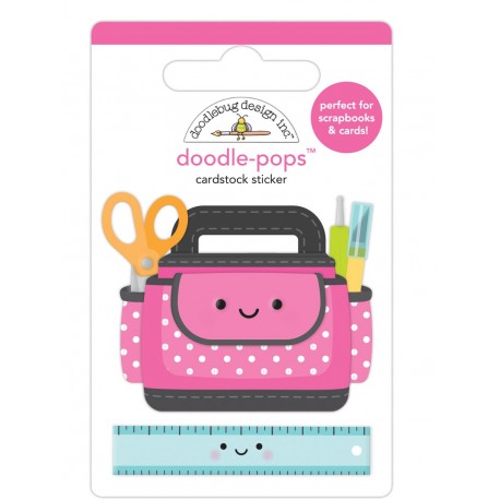 Doodlebug Doodle-Pops 3D Stickers Craft Caddy