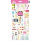 Doodlebug Design Cute & Crafty Icons Stickers