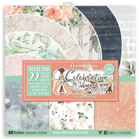 Stamperia Celebration Paper Pack 30x30cm