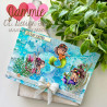 C.C. Design Mermaid Party Clear Stamp