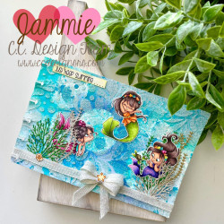 C.C. Designs Mermaid Party Outline Die