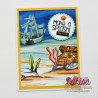 C.C. Design Underwater Scene Clear Stamp