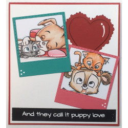 C.C. Design Lovey Critters Clear Stamp