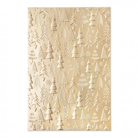 3-D Texture Impressions Embossing Folder - Christmas Tree Pattern 665254