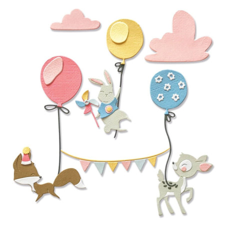 Thinlits Die Set 10pz - Woodland Celebration 665345