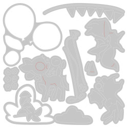 Thinlits Die Set 10pz - Woodland Celebration 665345