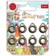 Craft Consortium Sandy Paws Life Rings Metal Charms