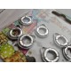 Craft Consortium Sandy Paws Life Rings Metal Charms