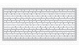 My Favorite Things Slimline English Brick Wall Stencil