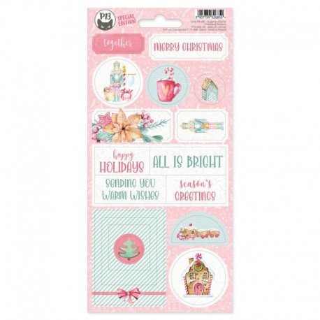 Piatek CHIPBOARD STICKER SHEET SUGAR AND SPICE 02