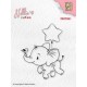 Nellies Choice Clearstamp Elephant with Star