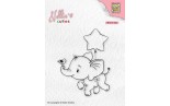 Nellies Choice Clearstamp Elephant with Star