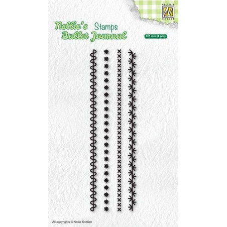 Nellie's Choice Clearstamp  Set of Borders 1