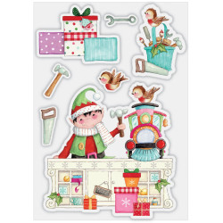 Craft Consortium Made by Elves Workshop Clear Stamps