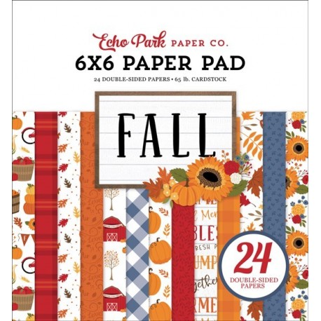 Echo Park Fall Paper Pad 15x15cm