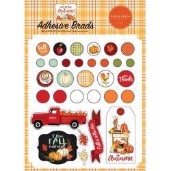 Carta Bella Welcome Autumn Brads 25pz+6 Chipboard