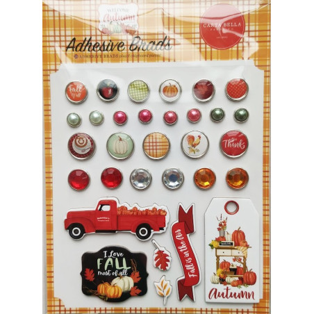 Carta Bella Welcome Autumn Brads 25pz+6 Chipboard