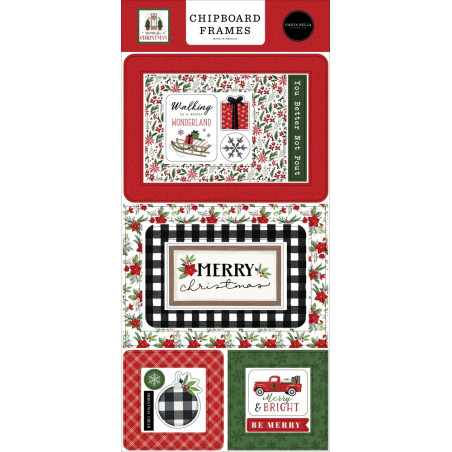 Carta Bella Home For Christmas Chipboard Frames