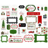 Carta Bella Home For Christmas Frames & Tags 33pz