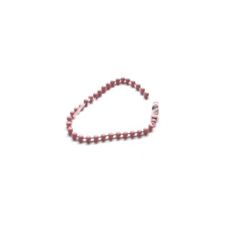 5 Catenelle ROSA OPACO con Connettori 10cm