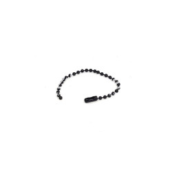 5 Catenelle NERE con Connettori 10cm