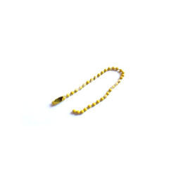 5 Catenelle GIALLO OPACO con Connettori 10cm