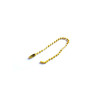 5 Catenelle GIALLO OPACO con Connettori 10cm