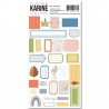 Les Ateliers de Karine Cahier d'Automne Stickers Etiquettes 10x20cm