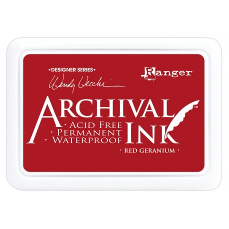 Archival Ink Pad Red Geranium